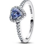 Pandora Jewelry Sparkling Blue Elevated Heart (198421C05-58) Women JEWELRY