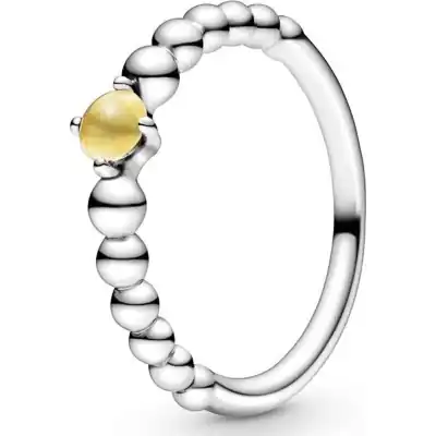 Pandora Jewels Yellow Stone - Ring - Size 52 ***special Price*** (198867C11-52) Women JEWELRY