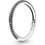 Pandora Jewels Me Collection Black Pave - Ring - Size 50 (199679C02-50) Women JEWELRY