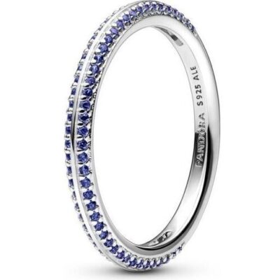Pandora Me Blue PavÉ Ring (199679C03-54) Women JEWELRY