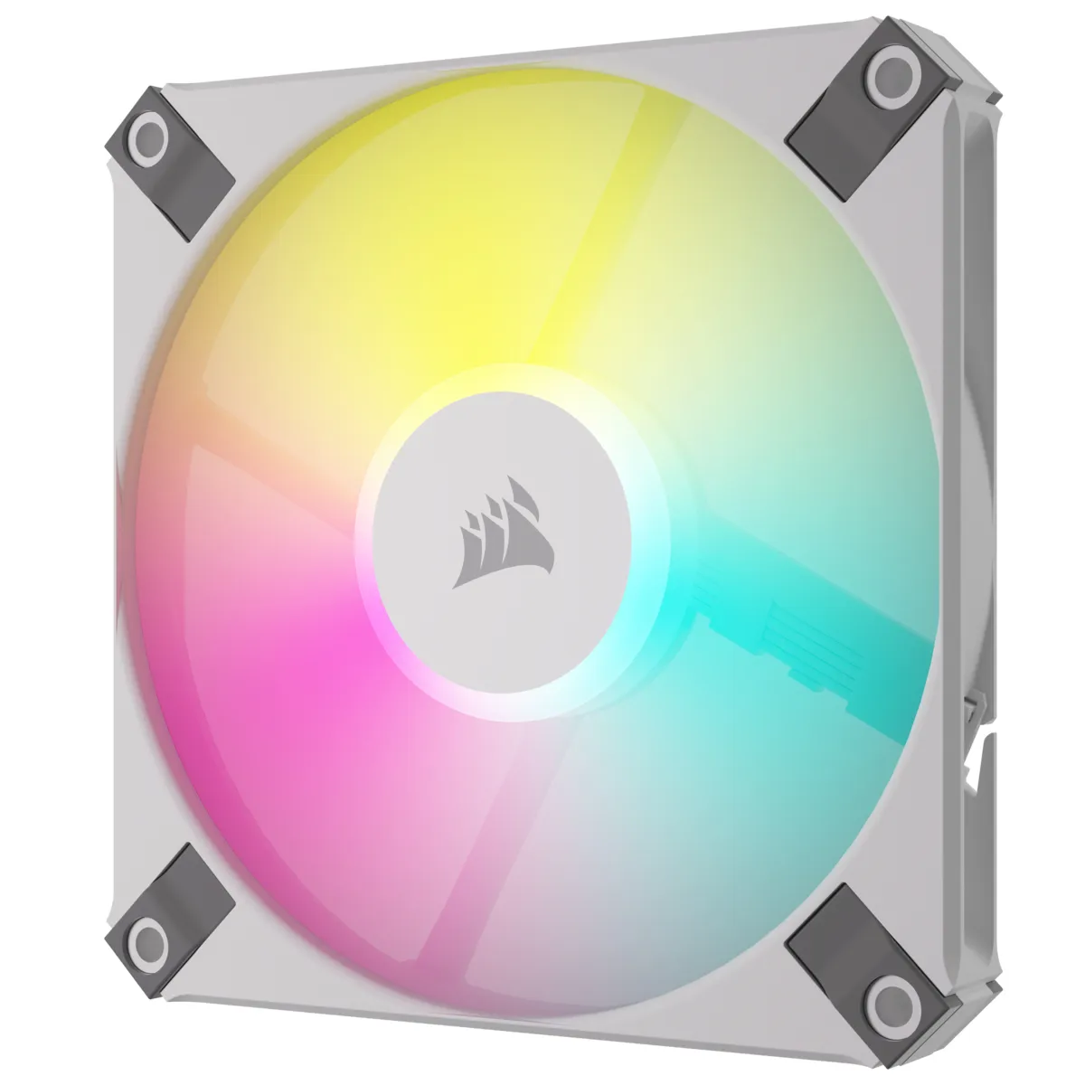 Corsair iCUE AF120 RGB SLIM 120mm PWM Fluid Dynamic Bearing Fan - White - Image 5