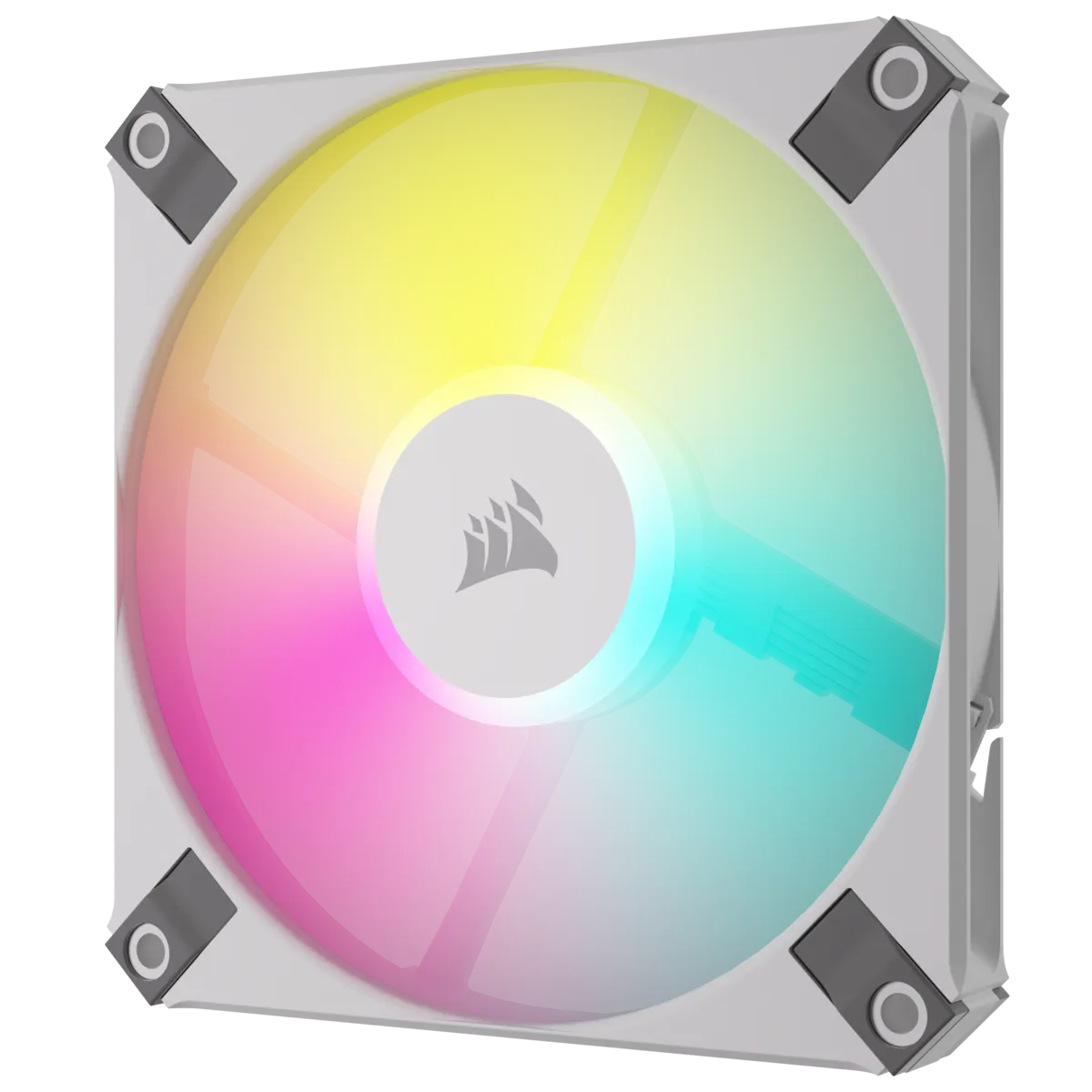 Corsair iCUE AF120 RGB SLIM 120mm PWM Fluid Dynamic Bearing Fan - White - Image 6