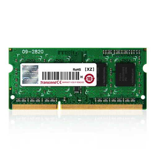 TRANSCEND 4GB LOW / DUAL VOLTAGE DDR3-1600 DUAL RANK SO-DIMM 2Rx8 CL11 - Image 2