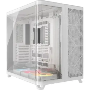 AIR 5400 RS-R ARGB Triple Chamber Mid-Tower PC Case ; 3x Fans Included; 2x 2.5'' ; 1x 3.5''  White
