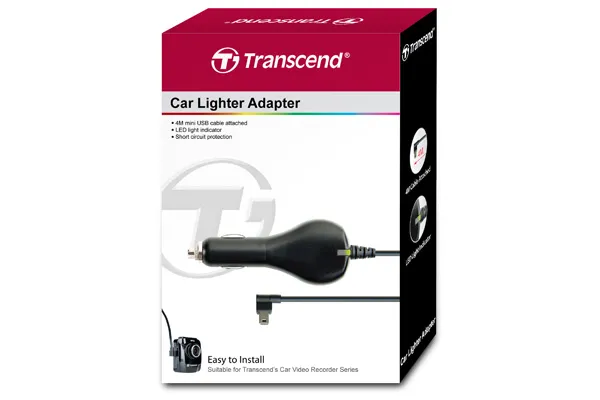 TRANSCEND CAR LIGHTER ADAPTER FOR DRIVEPRO - MICRO-USB 2 TRANSCEND CAR LIGHTER ADAPTER FOR DRIVEPRO - MICRO-USB - Image 2