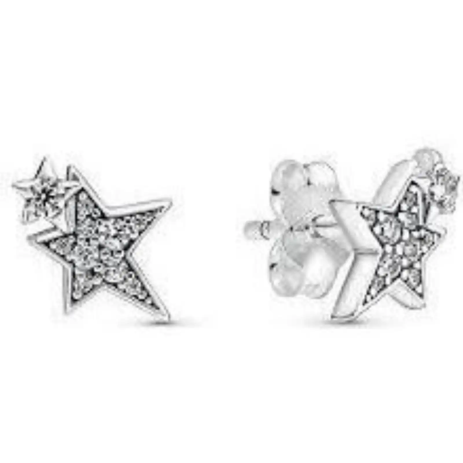 Pandora Jewels Sparkling Asymmetric Stars (290012C01) Women JEWELRY