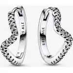 Pandora Jewelry Sparkling Double Hoop Earrings (292545C01) Women JEWELRY