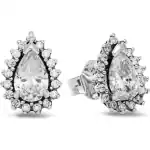 Pandora Sparkling Double Hoop Earrings (292834C01) Women JEWELRY