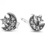 Pandora Jewelry Sparkling Double Hoop Earrings (292990C01) Women JEWELRY