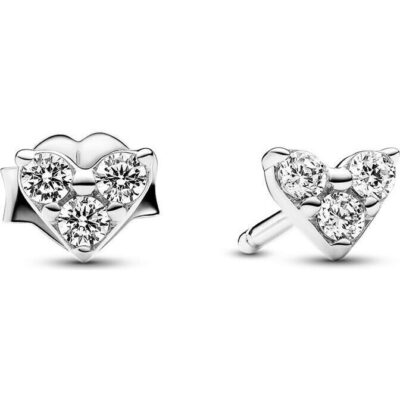 Pandora Jewelry Sparkling Double Band Hoop Earrings (293003C01) Women JEWELRY