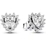 Pandora Jewels Sparkling Heart Halo Stud (293097C01) Women JEWELRY