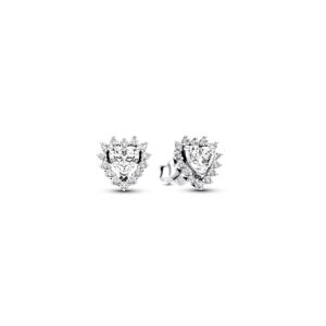 Pandora Jewels Sparkling Heart Halo Stud (293097C01) Women's JEWELRY