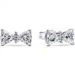 Pandora Sparkling Double Hoop Earrings (293506C01) Women JEWELRY