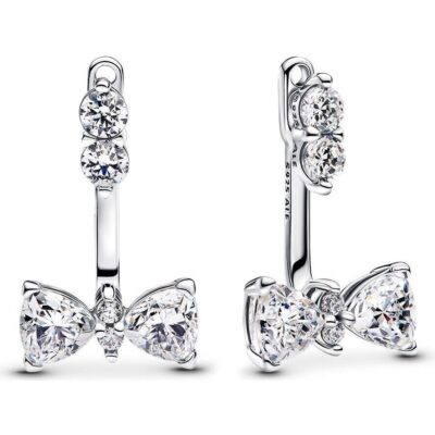 Pandora Jewelry Sparkling Double Hoop Earrings (293543C01) Women JEWELRY