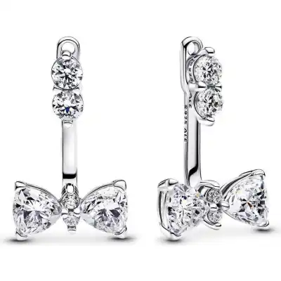 Pandora Jewelry Sparkling Double Hoop Earrings (293543C01) Women JEWELRY