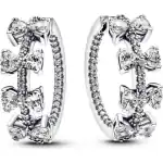 Pandora Sparkling Double Hoop Earrings (293545C01) Women JEWELRY