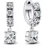 Pandora Jewelry Sparkling Double Hoop Earrings (293547C01) Women JEWELRY