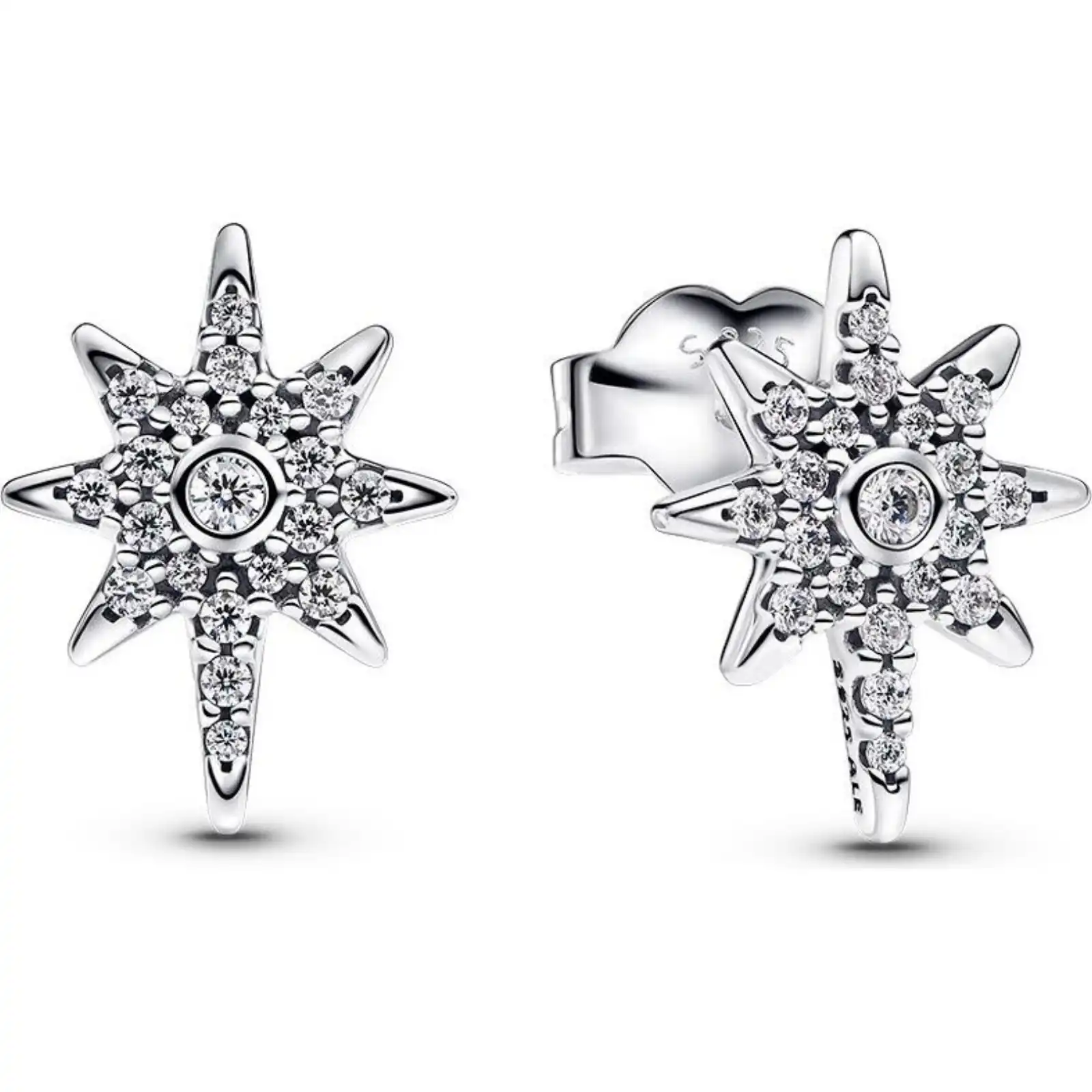 Pandora Jewelry Sparkling Double Hoop Earrings (293587C01) Women JEWELRY Pandora Jewelry Sparkling Double Hoop Earrings (293587C01) Women JEWELRY