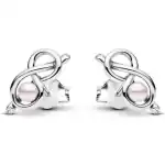 Pandora Jewelry Infinity Knot Stud Earrings (293761C01) Women JEWELRY