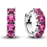 Pandora Jewelry Sparkling Double Hoop Earrings (293851C02) Women JEWELRY