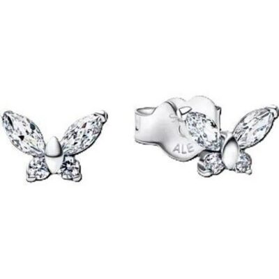Pandora Jewelry Sparkling Double Hoop Earrings (294263C01) Women JEWELRY