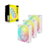 CORSAIR LX RGB Series; iCUE LINK LX120 RGB White; 120mm Fan; Triple Pack (CO-9051030-WW)