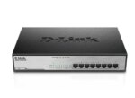 D-Link 8-Ports 10/100/1000Mbps Unmanaged Gigabit Switch (Metal Case; 8 x POE ports) (DGS-1008MP)