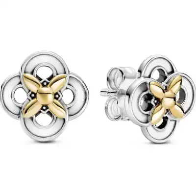 Pandora Jewels Two-tone Flower ***special Price*** (299349C00) Women JEWELRY