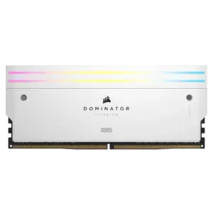 Corsair DOMINATOR TITANIUM 48GB (2 x 24GB) DDR5 7200 CL36-46-46-116 1.40V Intel XMP - WHITE (CMP48GX5M2X7200C36W)