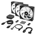 Corsair iCUE LINK QX120 RGB 120mm PWM Fans Starter Kit (CO-9051002-WW)