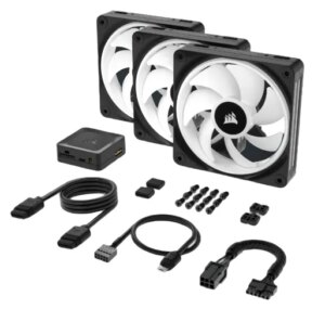Corsair iCUE LINK QX120 RGB 120mm PWM Fans Starter Kit (CO-9051002-WW)