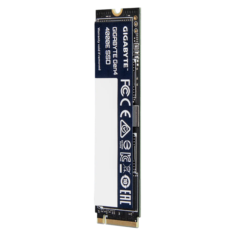 GIGABYTE 1TB Gen 4 4000E SSD; SEQ Read Up to 4000 MB/s / Write Up to 3900MB/s; Limited 3-years warranty.