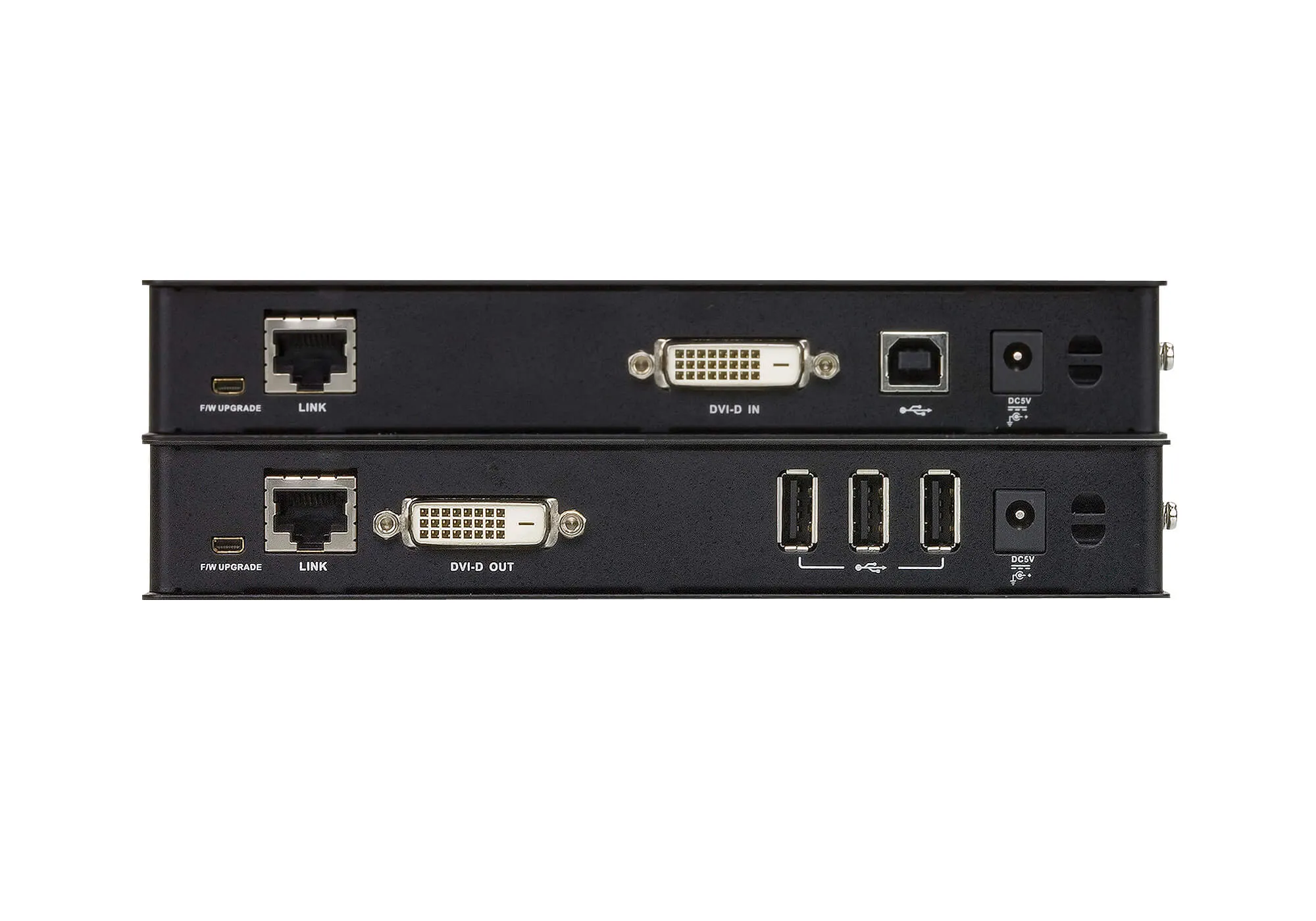 ATEN USB 2.0 DVI HDBaseT KVM Extender EX.USB/W/(US/EU/OUT) ADP.(100m). - Image 3