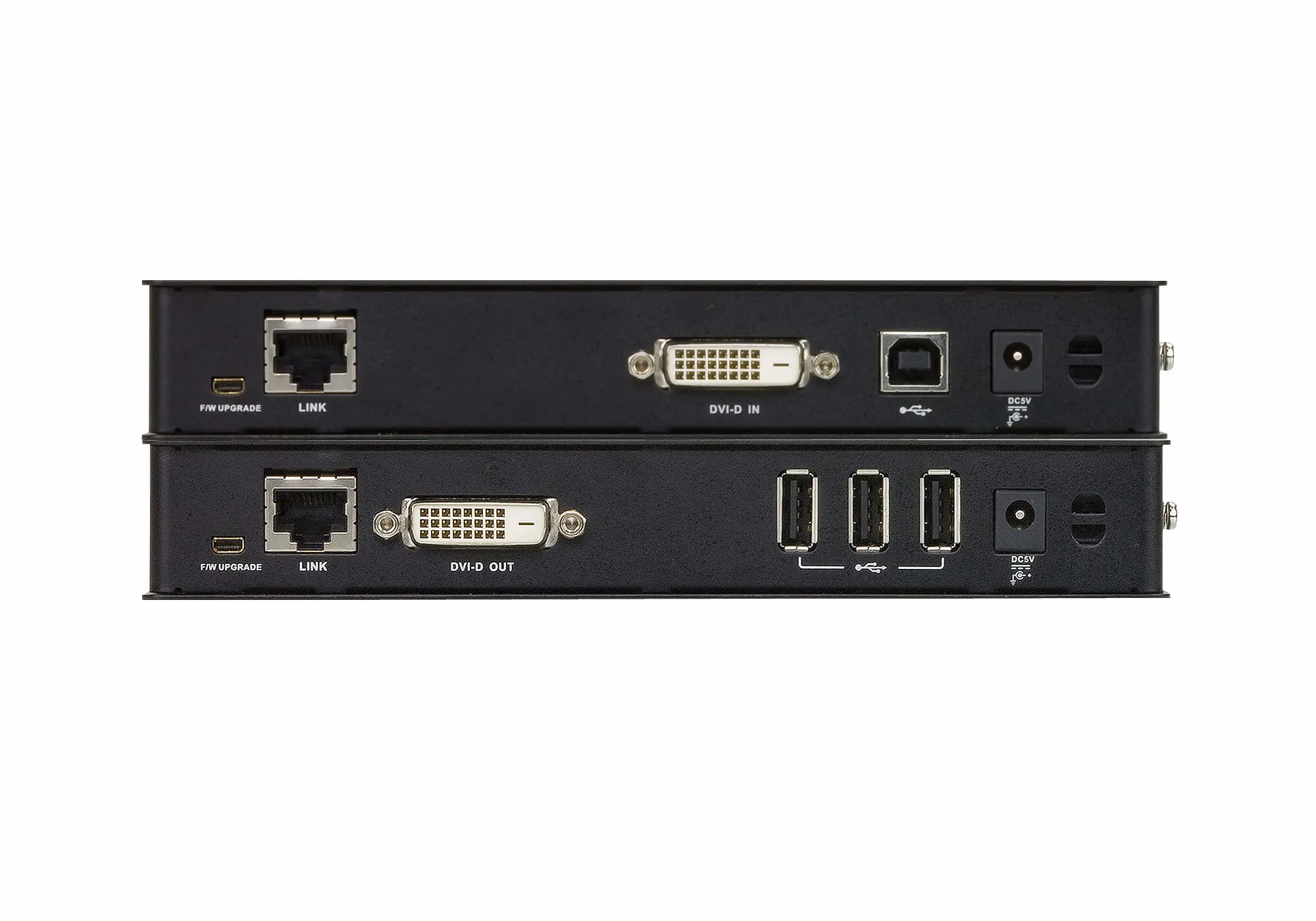ATEN USB 2.0 DVI HDBaseT KVM Extender EX.USB/W/(US/EU/OUT) ADP.(100m). - Image 4