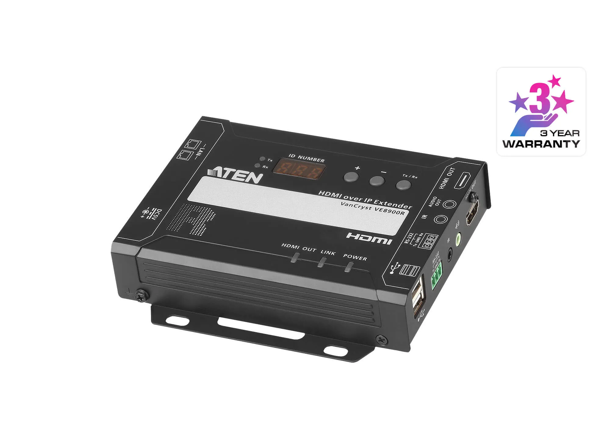 ATEN Full HD HDMI over Ip Extender Receiver Unit - Image 3