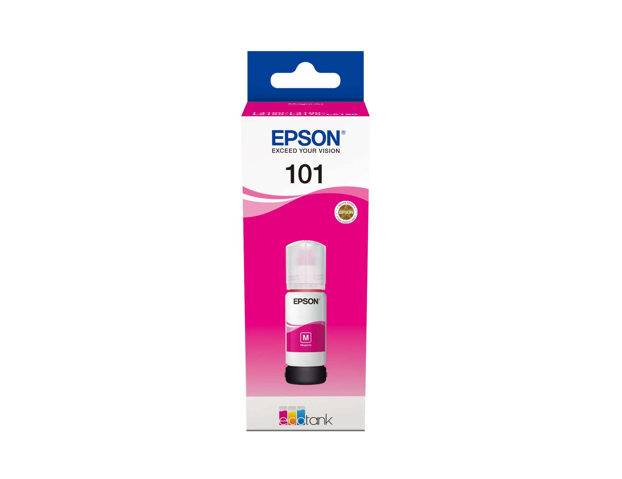 Epson 101 Ecotank Magenta ink bottle (70ml). 6000 pages @ 5% coverage. - Image 3
