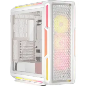 Corsair iCUE LINK 5000T LX RGB Mid-Tower PC Case; White