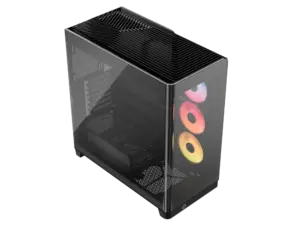FRAME 4500X LX-R RGB LINK Panoramic Glass Mid-Tower PC Case; 3x RGB Fans Inclided; 4x 2.5'' ; 2x 3.5''; Black