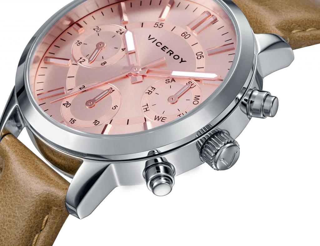 Viceroy Watches Women 471032-97 - stainless steel - leather/cuoio - 35mm - 50 meters(471032-97) - Image 2