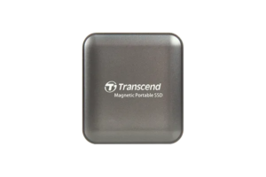 TRANSCEND 4 TB ESD420C USB3.2 TYPE C (USB 20Gbps) MAGNETIC PORTABLE SSD MagSafe Compatiable  R/W up to 2000MB/s - Iron Grey