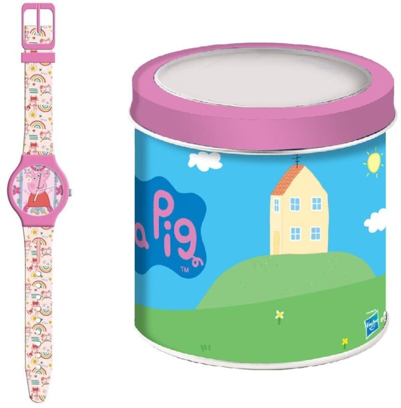 Kid Watch Peppa Pig - Tin Box (482785)  Watch