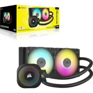 Corsair iCUE LINK TITAN 240 RX RGB Liquid CPU Cooler – RX120 RGB Fans – Fits Intel® LGA 1851/1700; AMD® AM5/AM4.