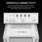 5000T Mid-Tower PC Case; White