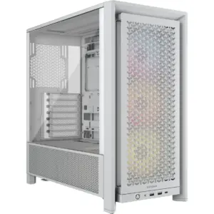 FRAME 4000D RS ARGB White Mid-Tower PC Case; 2x 3.5'' |  2x 2.5'' Drive Bays; Up to 360mm Radiator; 3x RS ARGB PWM Fans;
