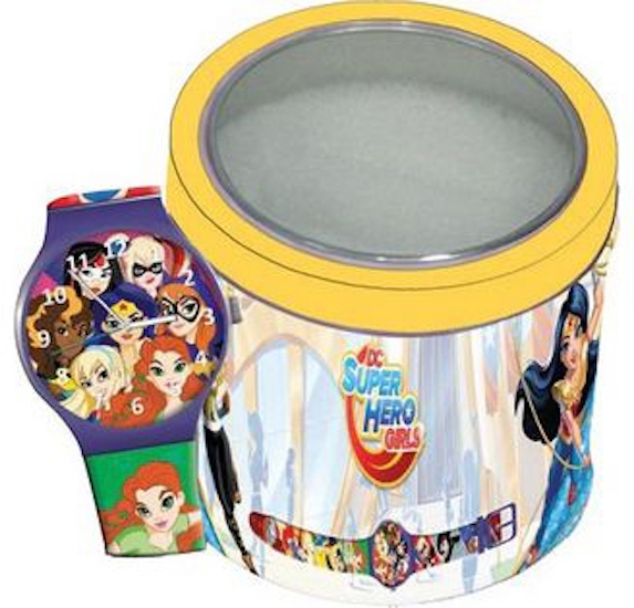 Kid Watch Super Hero Girls - Tin Box ***special Price*** (504919) Watch