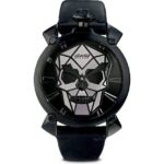 Gaga' Milano Bionic Skull - Black ***special Price*** (5062BS02B0CVBM0) Men WATCHES