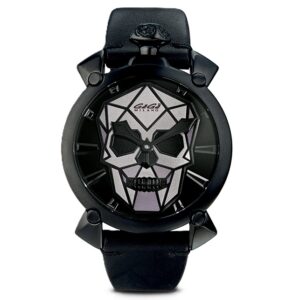 Gaga' Milano Bionic Skull - Black ***special Price*** (5062BS02B0CVBM0) Men WATCHES