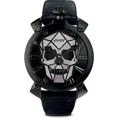 Gaga' Milano Bionic Skull - Black ***special Price*** (5062BS02B0CVBM0) Men WATCHES