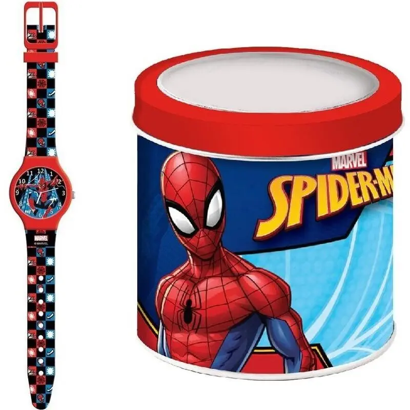Marvel Kid Watch Spiderman - Tin Watch (508447) Unisex WATCHES