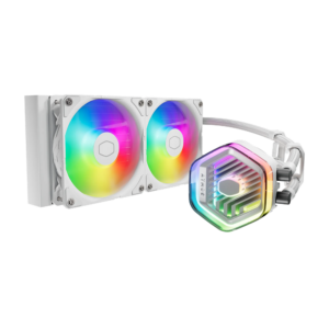 Cooler Master MasterLiquid 240 ATMOS White AIO Liquid Cooler White